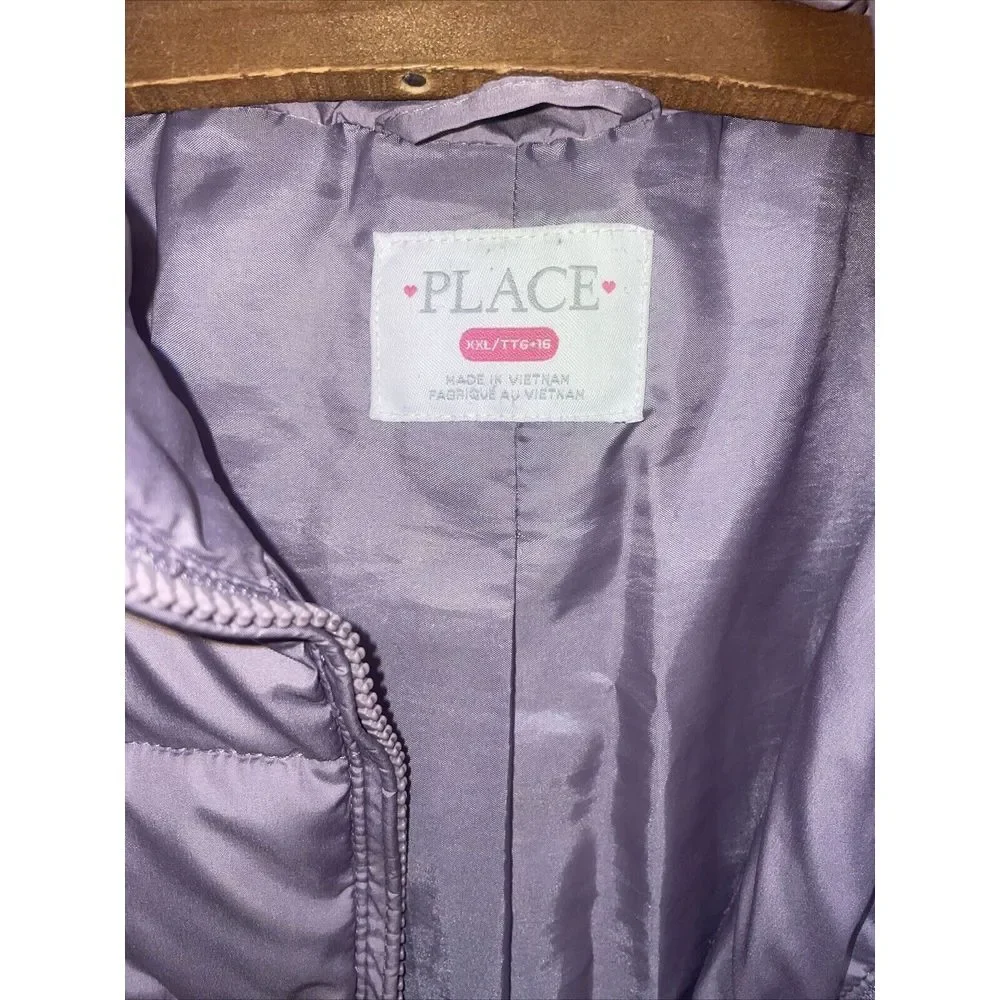 Lavender‎ Puff Jacket Children's Place XXL 16